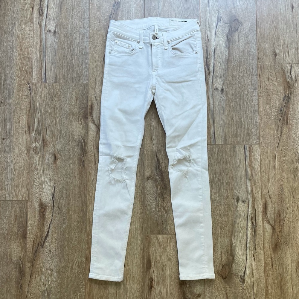 Rag & Bone White Jeans